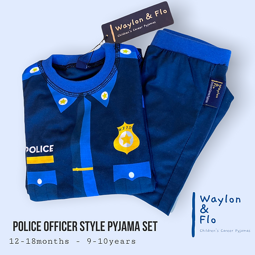 Waylon & Flo police pyjamas