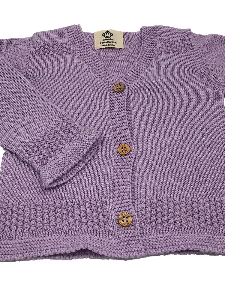 Purple smock jacket
