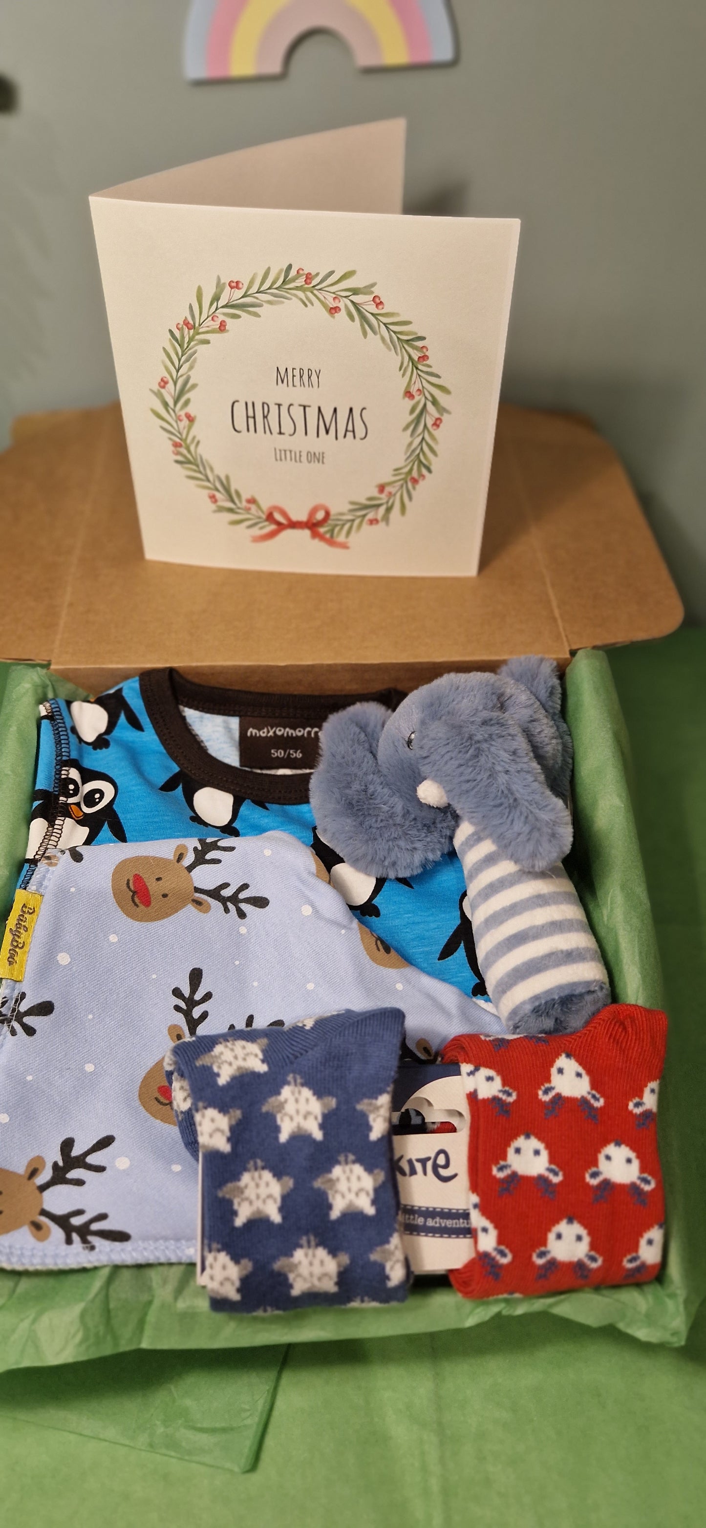 Maxomorra penguin Christmas box