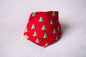 Babyboo red Christmas trees bib