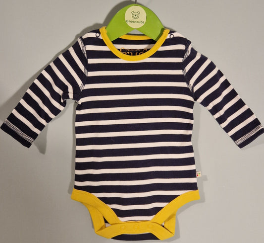 Frugi navy & white stripe vest