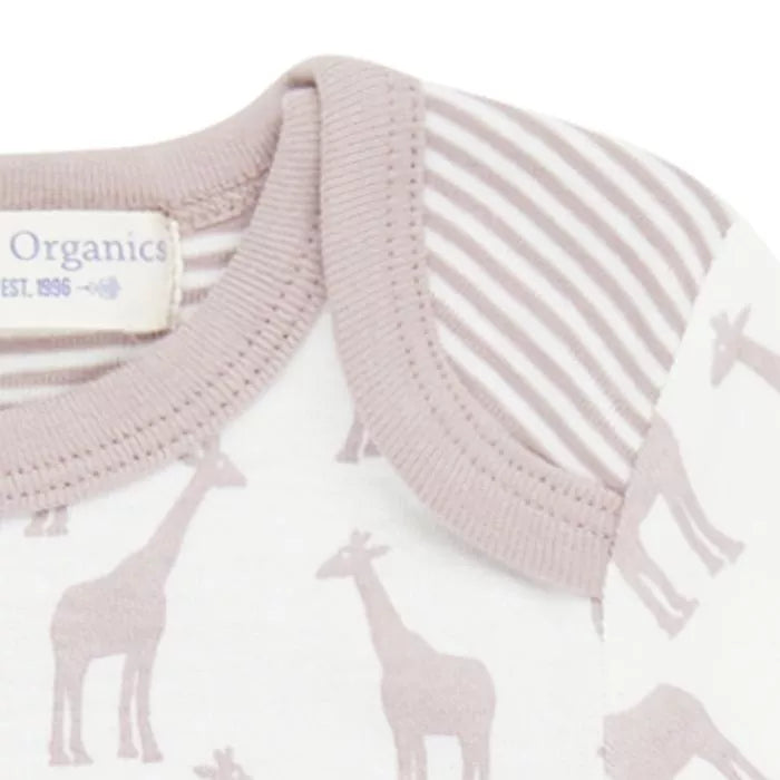 Sense organics pink giraffe vest