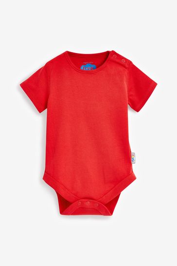 Frugi red bodysuit