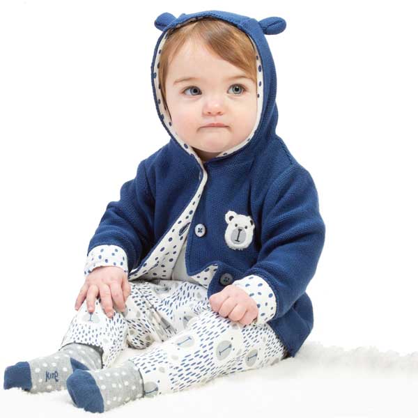 Kite beary knitted jacket