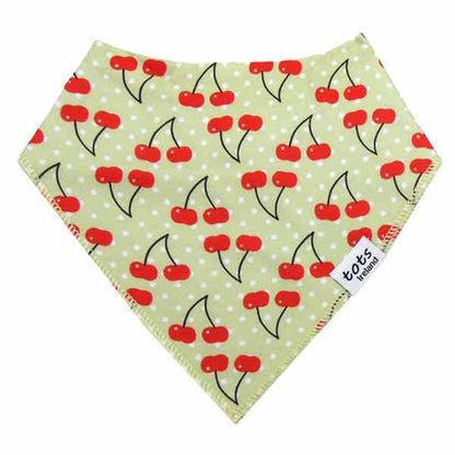 Cherries baby bib