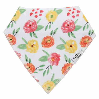 Floral baby bib