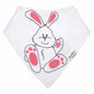 Pink bunny bib