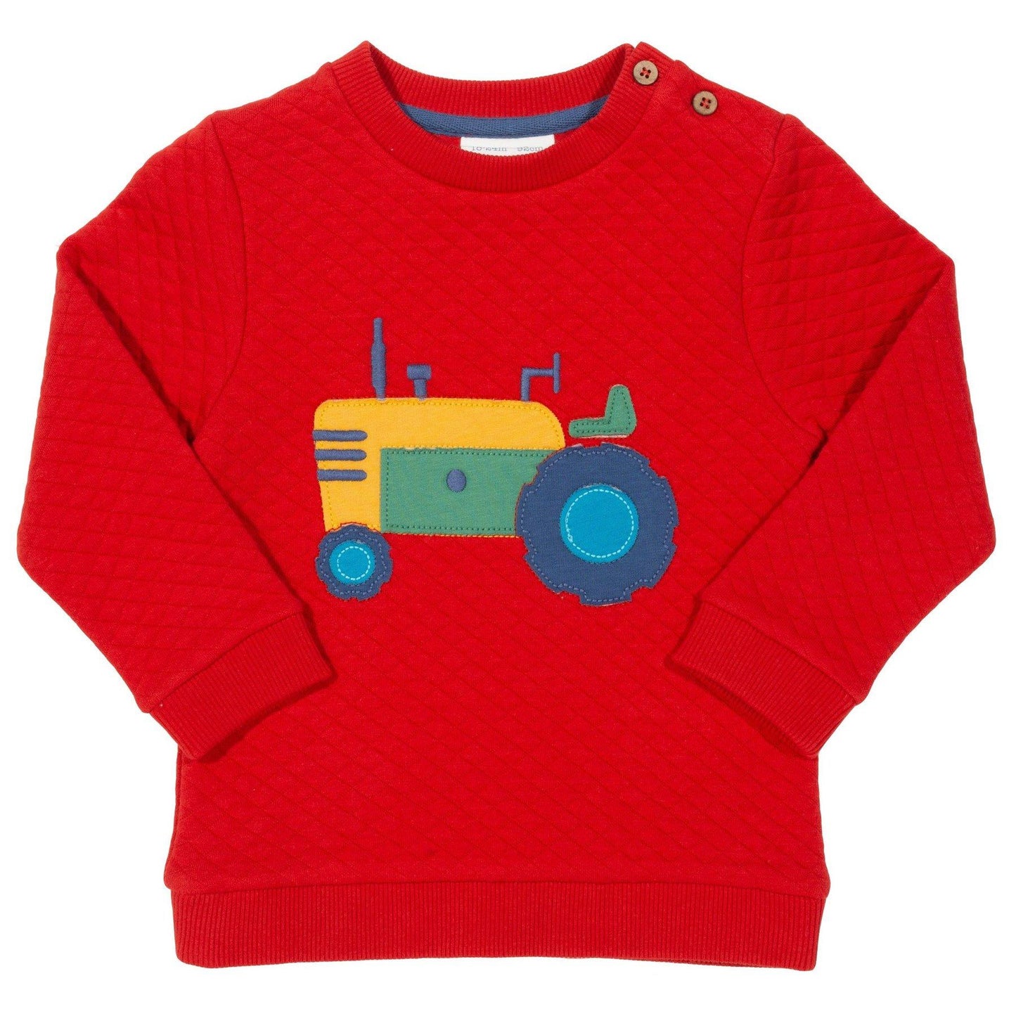 Kite quilted tractor sweatshirt